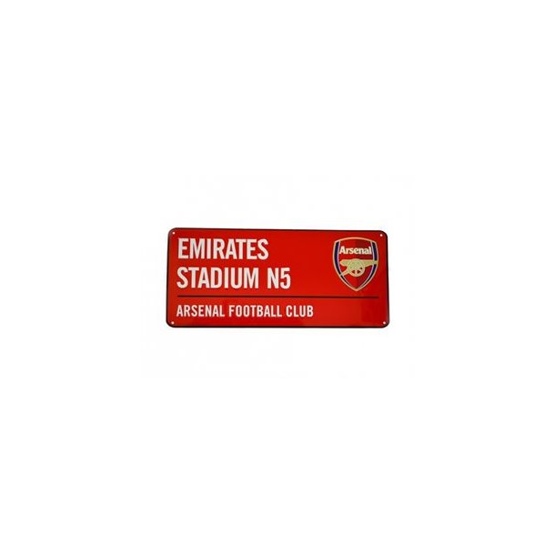Arsenal street sign farvet / rdt Emirates